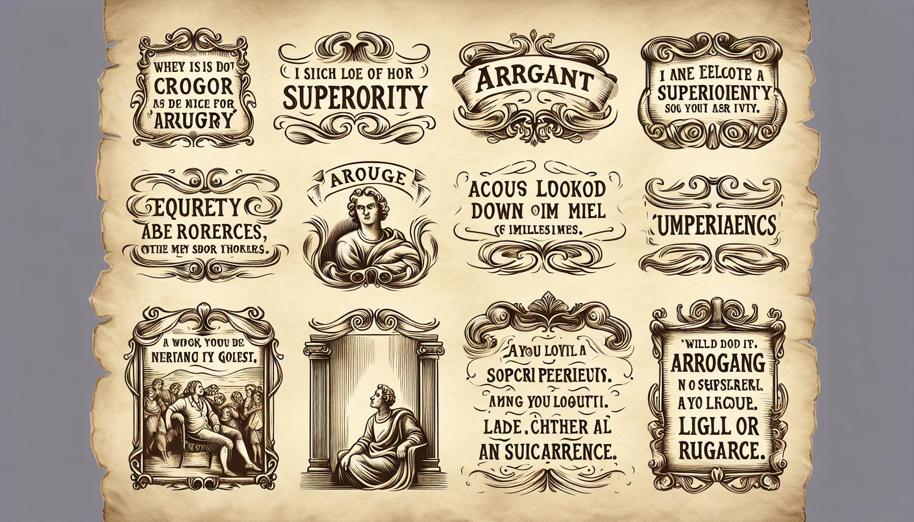 Arogantní citáty a jejich význam