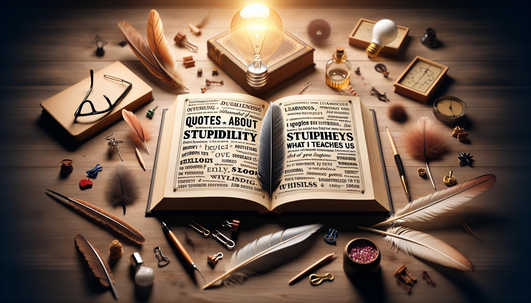 Citáty o blbosti: Co nás učí