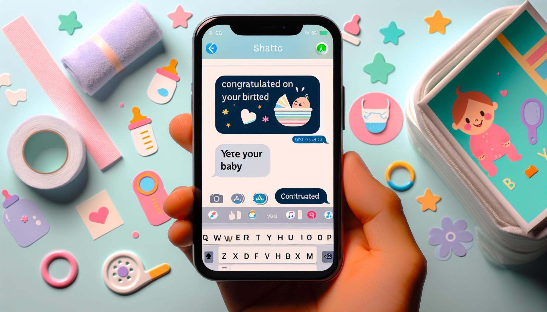 SMS k narození miminka: Co psát