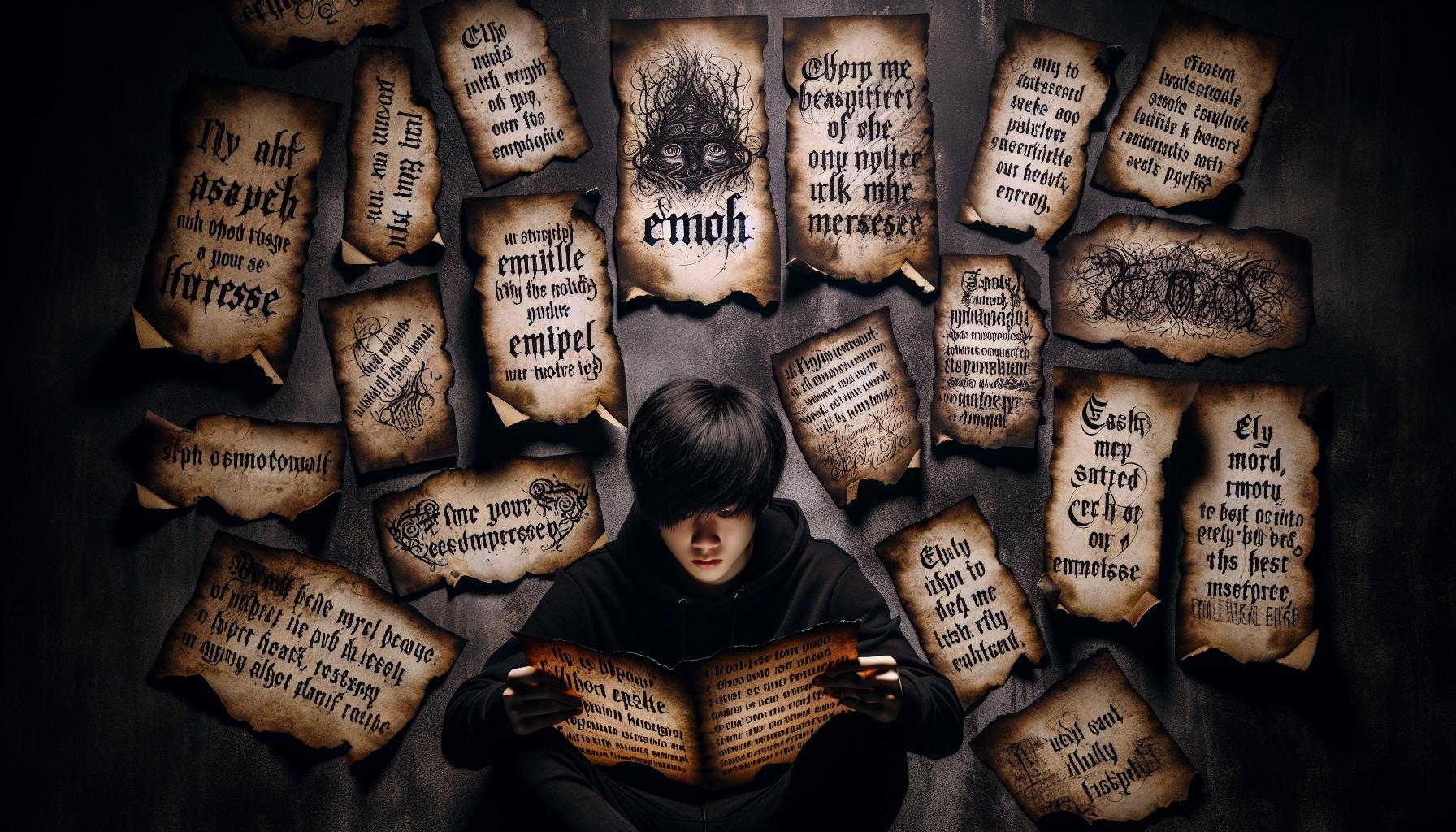 Emoční hloubka v emo citátech