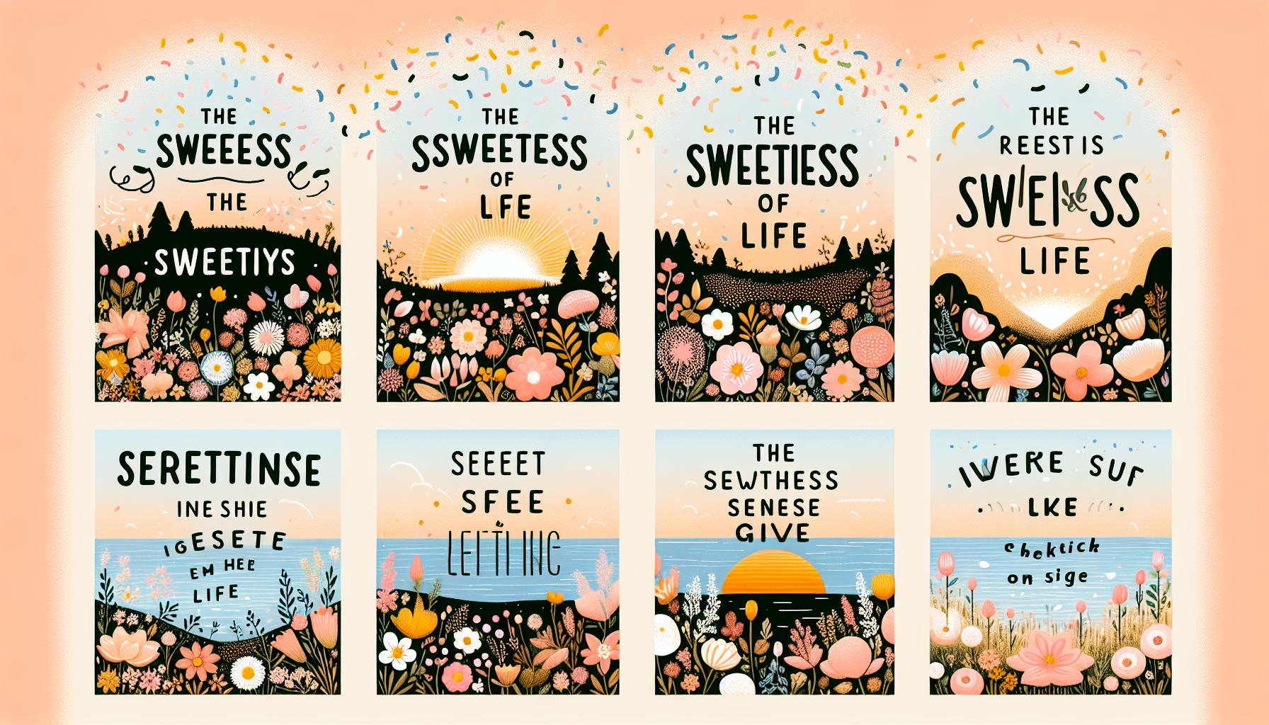 Citáty, které oslavují sladkosti života