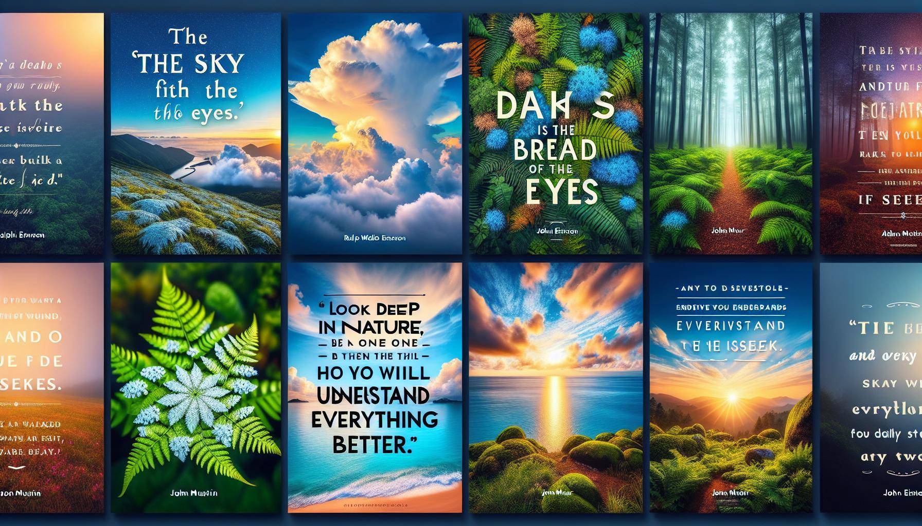 Citáty, které oslavují přírodu