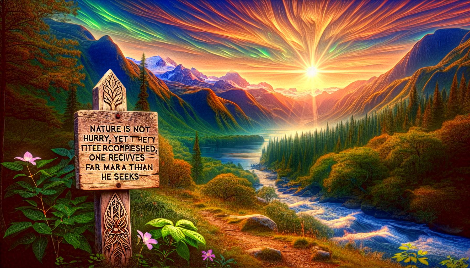 Síla citátů o přírodě v angličtině