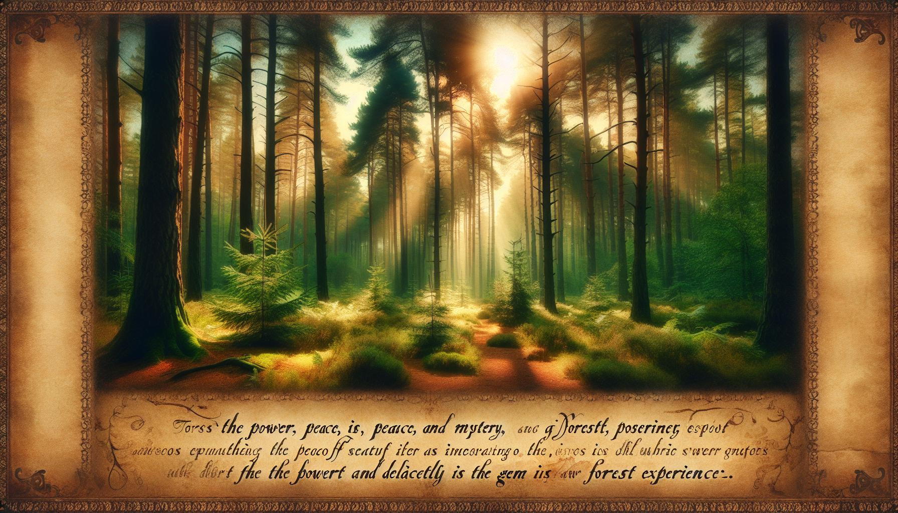 Tajemství citátů o lesních zážitcích