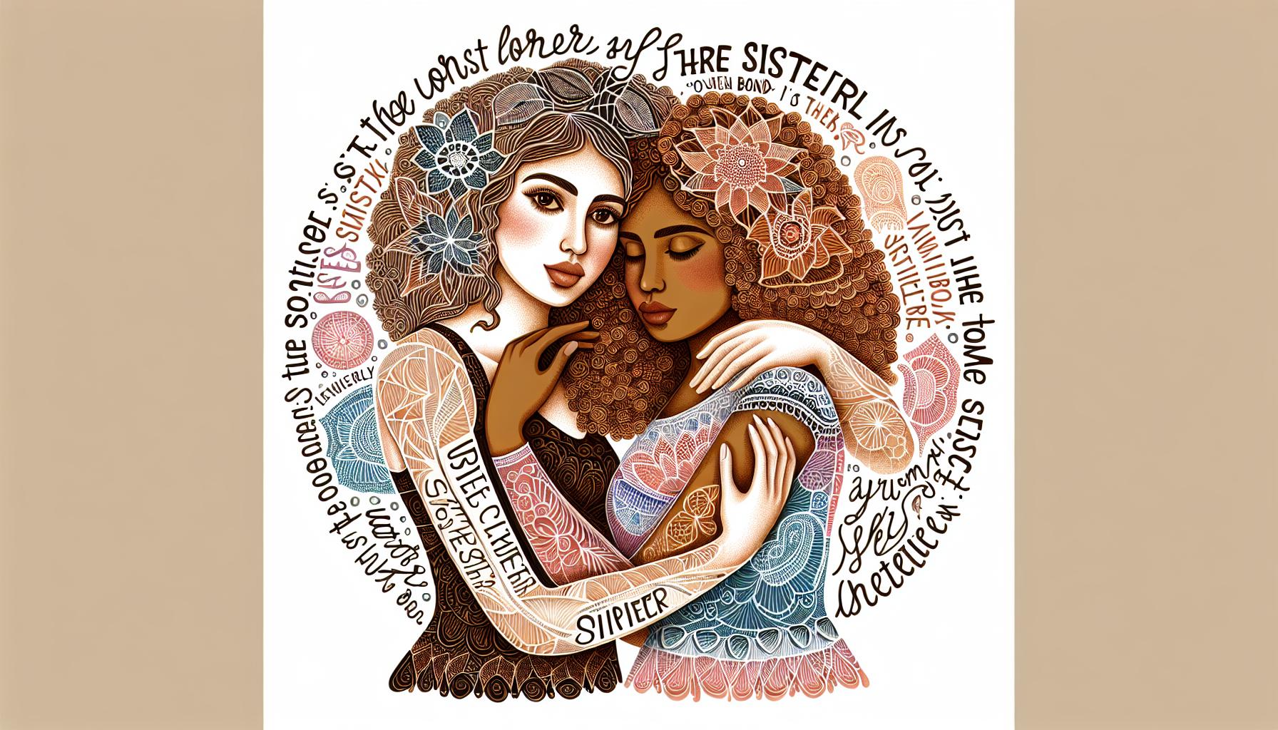 Sesterské citáty jako výraz lásky