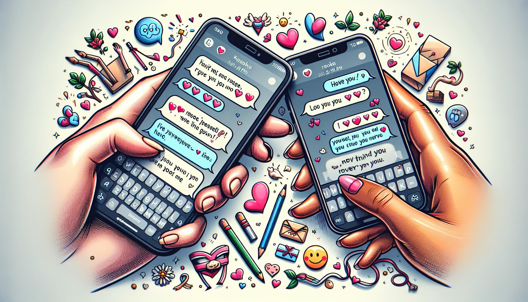 Jak poslat SMS kamarádce s láskou