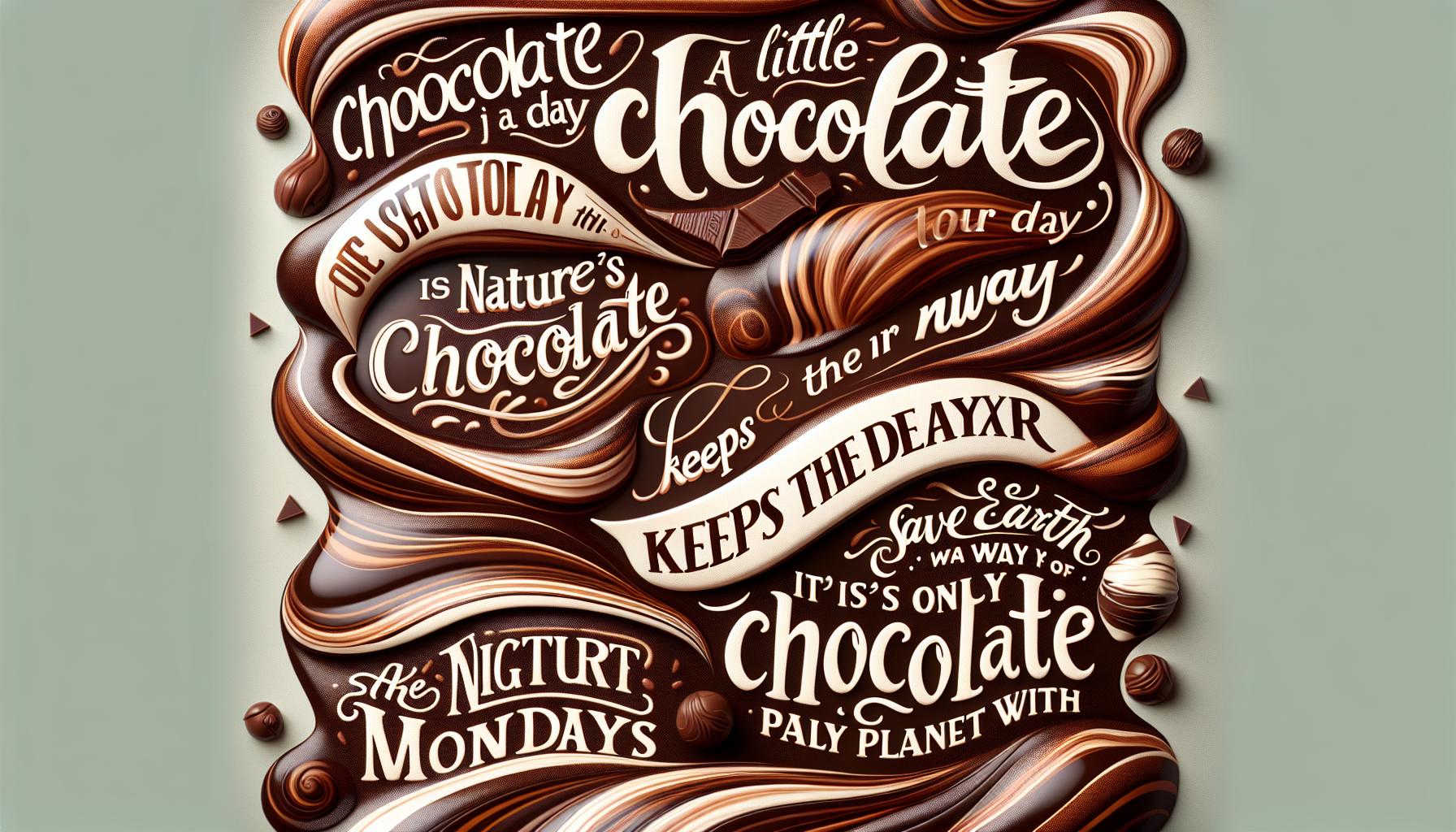 Čokoládové citáty, které rozzáří den