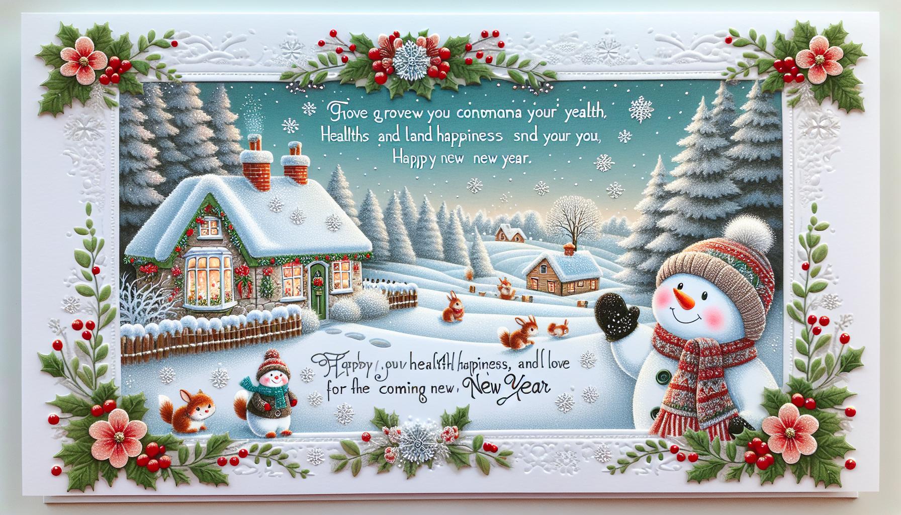 Originální novoroční přání pro babičku