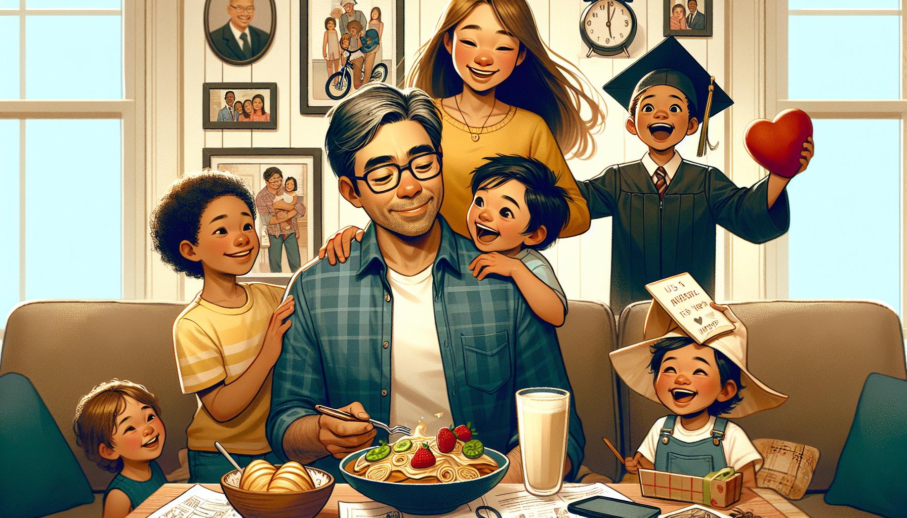 Přání k narozeninám pro tátu: Jak ho dojmout a potěšit 2 Přání, která zahřejí srdce tátu